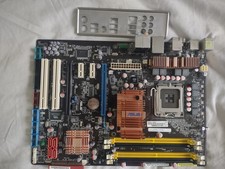 Asus P5K/EPU LGA775 P35 DDR2 PCI-E SATA scheda madre + IO Shield testato