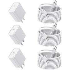10FT iPhone Fast Charger 3Pack USB C Lightning Cable MFi Certified, iPhone 14...