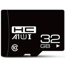32GB TF Card, UHS-I Memory Card, High Speed, A1, Fat 32, Class 10, Full HD Vi...