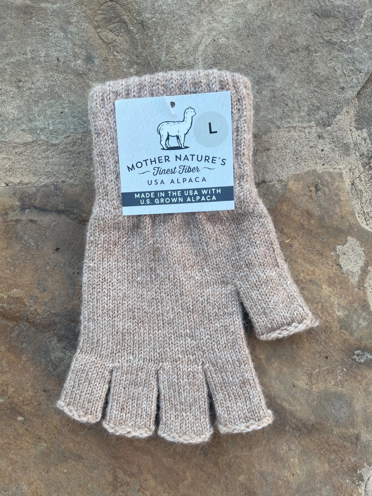 Alpaca Fingerless Gloves