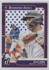 2021 Panini Donruss Diamond Kings Independence Day Kyle Lewis #13 0w8