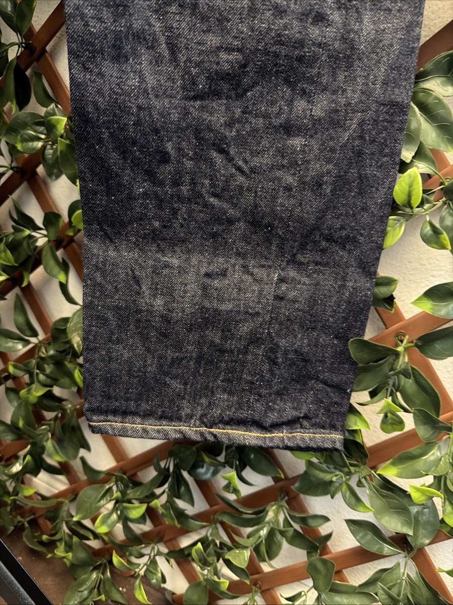 NEW Warehouse Japan 900xx Indigo Dark Wash Button Fly Jeans 36x34