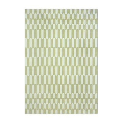 Beautiful by Drew Barrymore BE5701904616077 7' x 10' Tiled Stripes Outdoor Rug