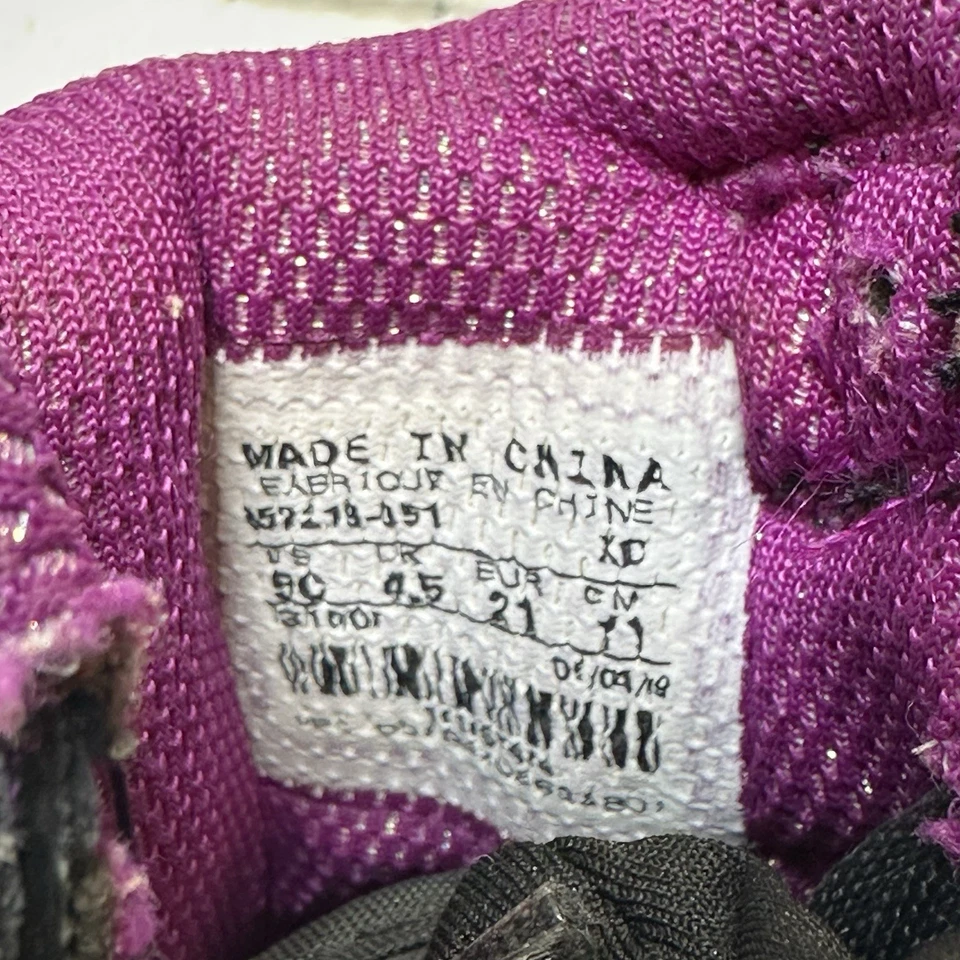 Nike Air Jordan Retro 1 High Purple Parsley Toddler Size 5C Rare - Image 2 of 4