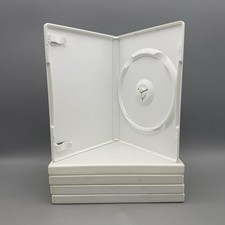 OEM Nintendo Wii Empty Replacement Case White Genuine - Lot of 5 - CLEANED