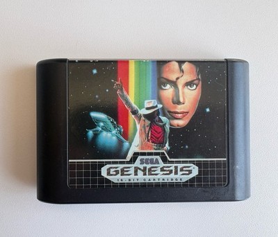 Michael Jackson's Moonwalker (Sega Genesis, 1990) Authentic Tested Working
