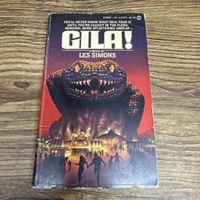 GILA! by Les Simons (Kathryn Ptacek) ~ 1981 Signet 1st/1st paperback