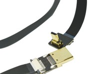 Permanent 80cm HDMI Cable Micro to Standard 90  Angle for Gopro Sony A7RII A7SII