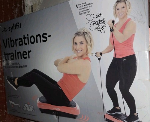 Vibrationstrainer Vibrationsplatte Fitness Vibration Heimtrainer Fitness SYLTFIT - Bild 2 von 5