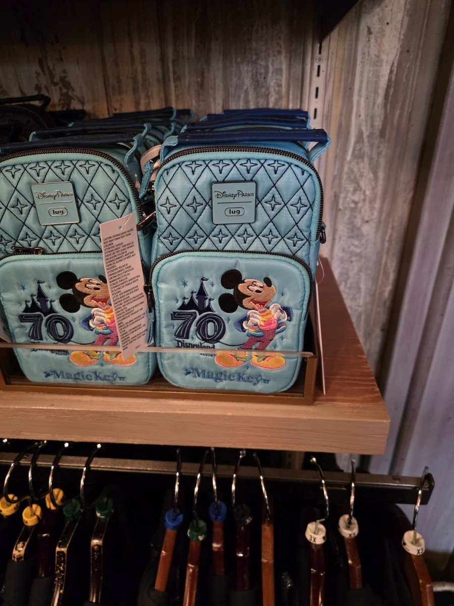 Disneyland 70周年限定 Lug ミッキー クロスボディバッグ Disneyland 70th Anniversary *Magic Key Exclusive* Blue Crossbody