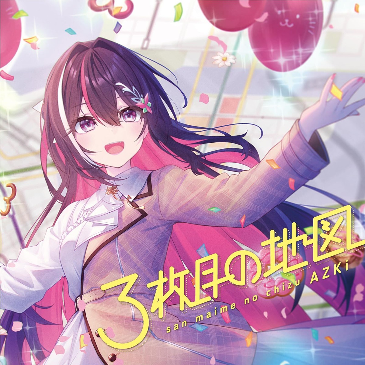 CD] 3 Maime no Chizu 2CD First Press Limited Edition AZKi VIZL 