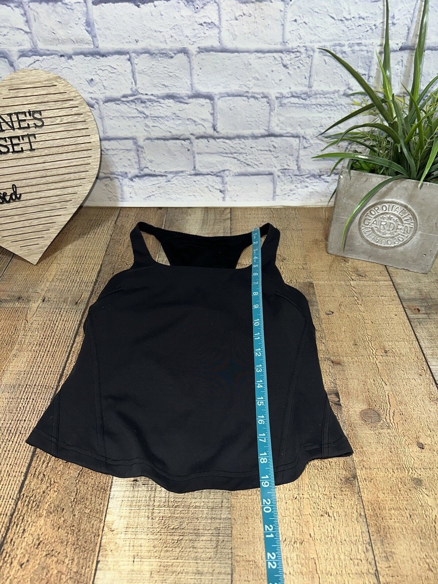 LULULEMON INSTILL TANK TOP BLACK Size 6 | eBay