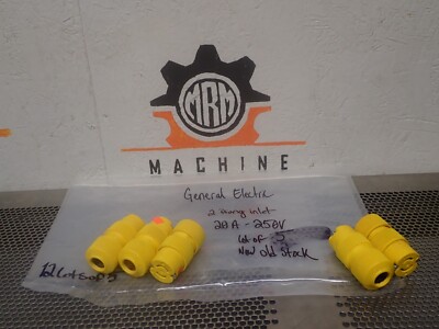 General Electric 20A 250V Locking Connectors New Old Stock (Lot of 5)