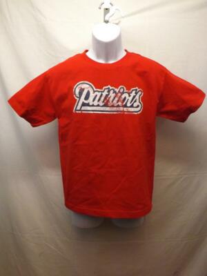 New New England Patriots NFL Team Apparel Youth Large L 14/16 Red Shirt With Tag