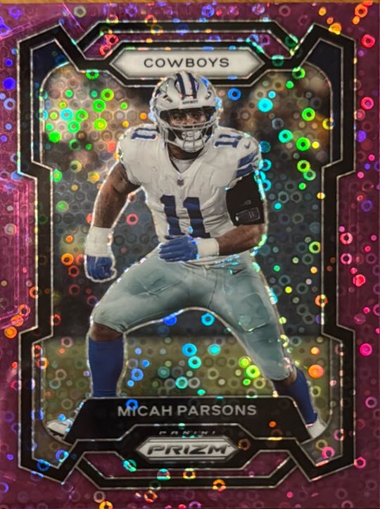 2023 Panini Prizm #78 Micah Parsons No Huddle Purple 18/35