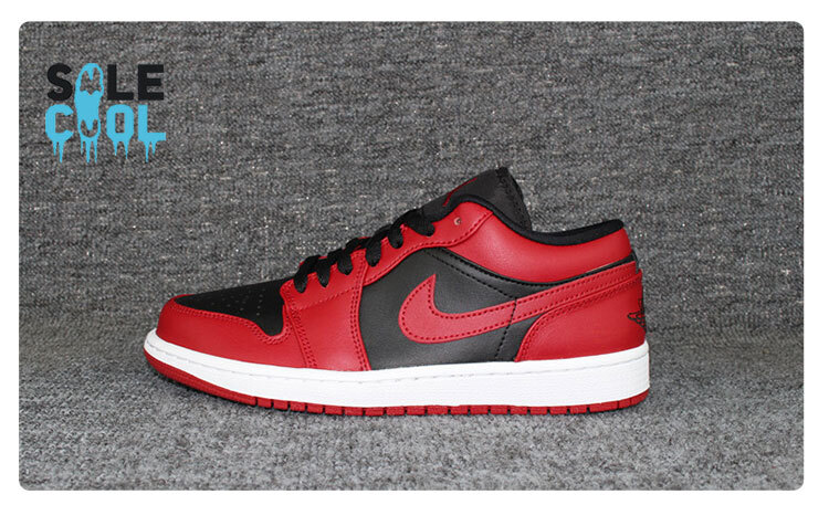 Nike Air Jordan 1 AJ1 Retro Low Reverse Bred Red Black 553558-606