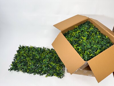 Artificial Grass Wall, 12pcs 20''x20'' Faux Greenery Foliage Panel Outdoor Wedding