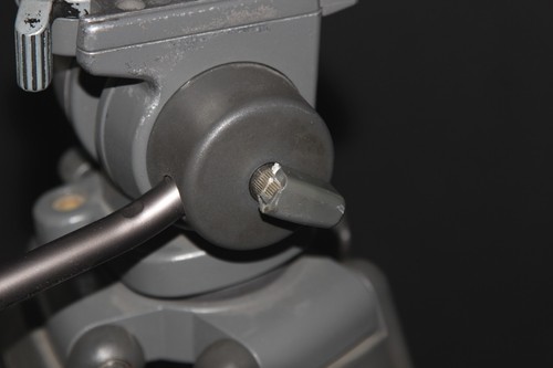 Tripod of sliding LIBEC TH-650 DV tripod for video or photo - Picture 5 of 9