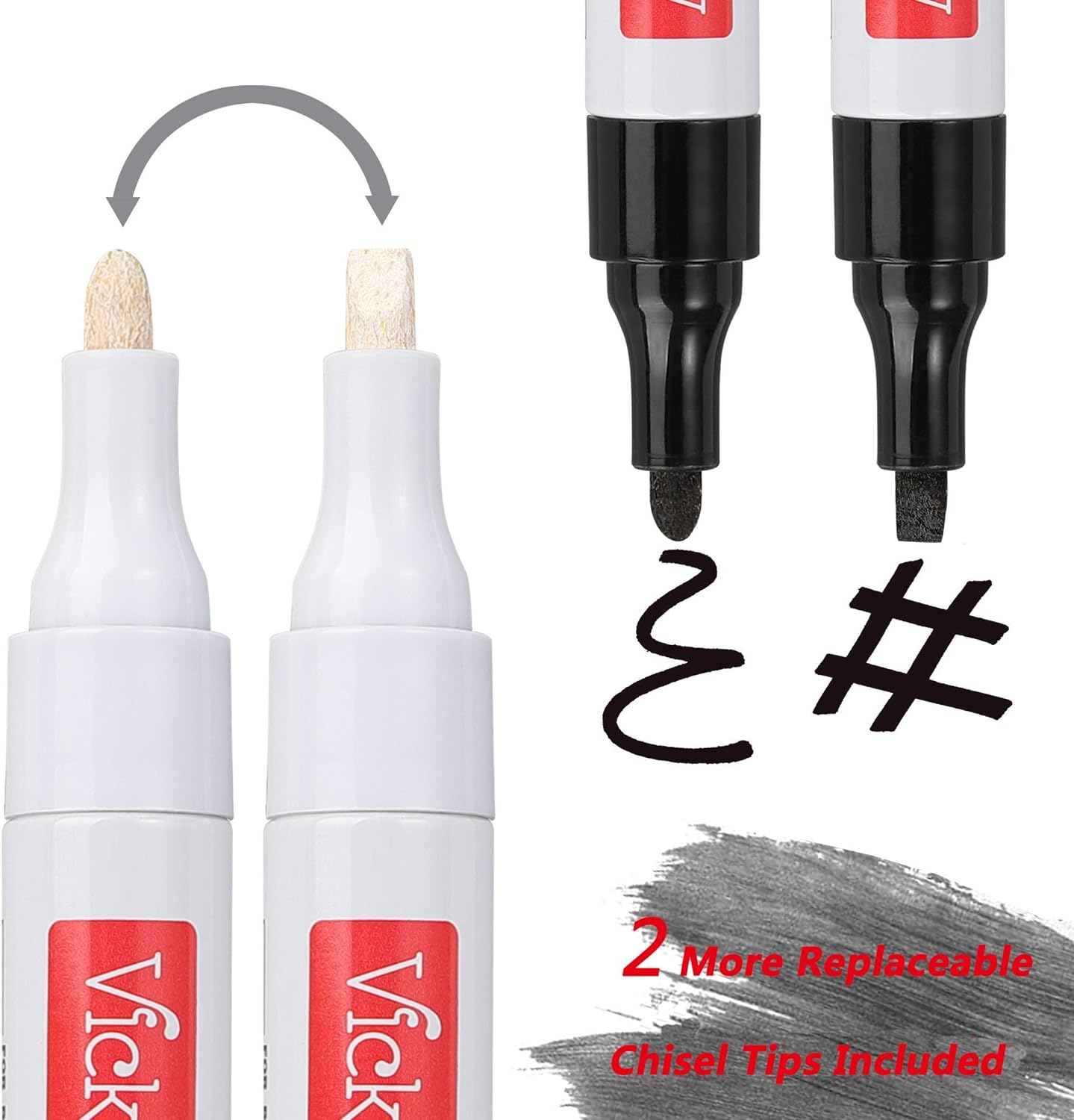 Paint Pens Black White Permanent Marker for Rock PaintingStone