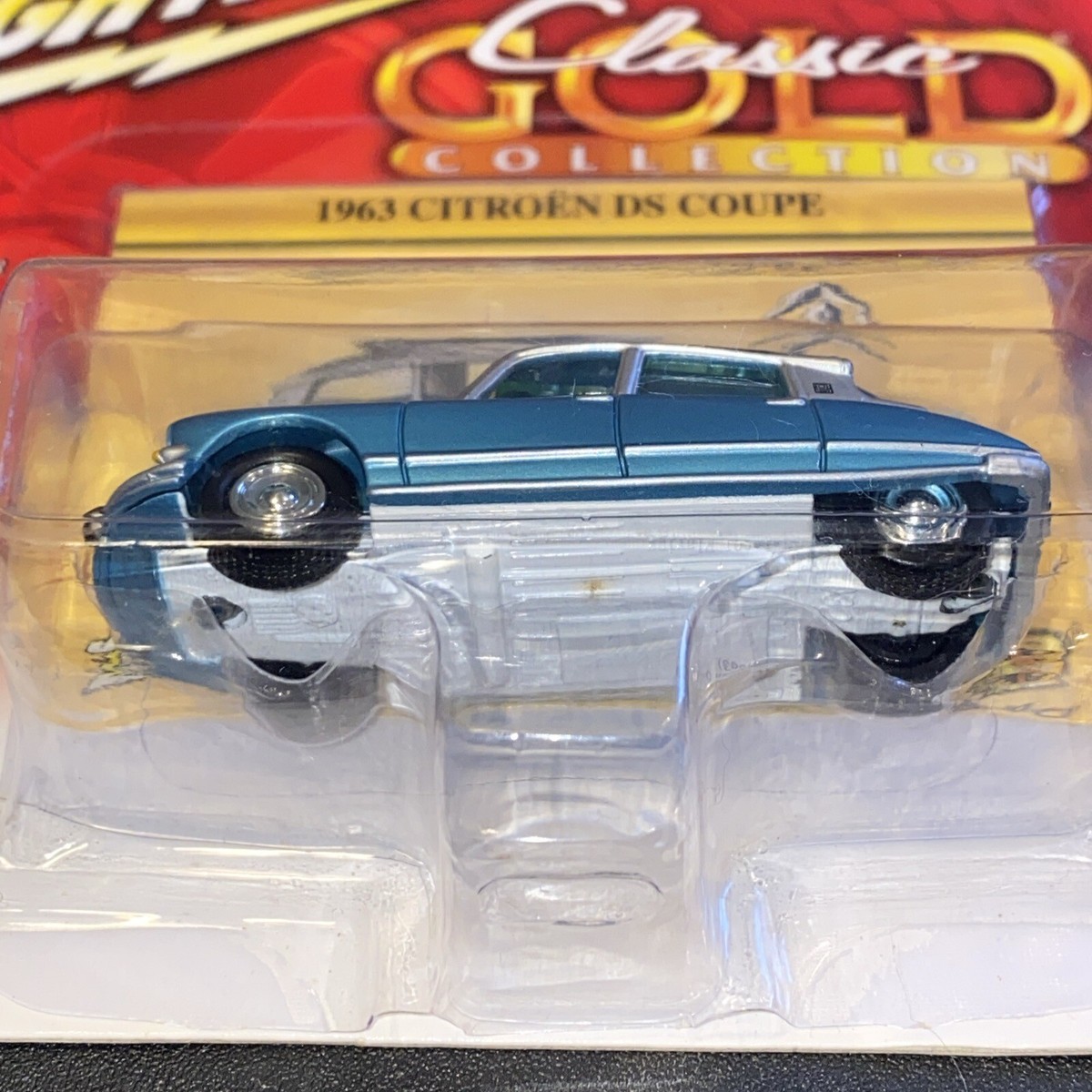 🔥 White Lightning Classic Gold 1963 Citroen DS Coupe , 1:64,Die