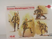 Dt. Sturmtruppen V. 1918 - Icm Soldaten Figuren Bausatz 1:35 - 35692 #E