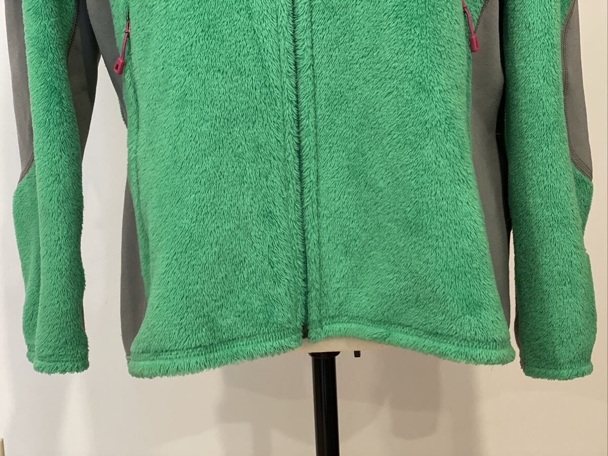 Patagonia R2 Jacket Large Brilliant Green Fleece Polartec Patagonia R2 Jacket Large Brilliant Green Fleece Polartec