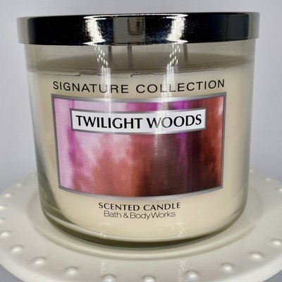 Bath & Body Works Signature Collection Twilight Woods Large 3-Wick Candle RARE!