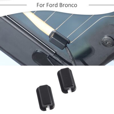 2*Tailgate Glass Heating Wire Protection Cover for Bronco/Bronco Sport 21+ Black