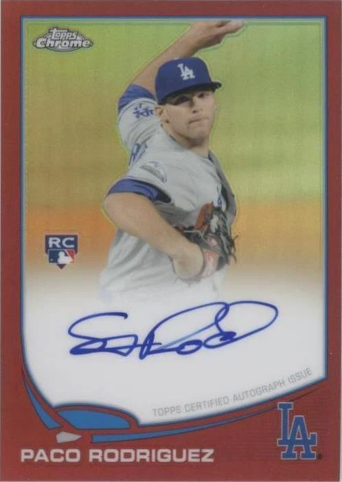 Rookie Autographs Red Refractor