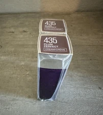 2 Pack- Maybelline Color Sensational Cream Lipstick- 435 Plum Perfect- BRAND NEW