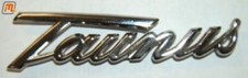 FORD Taunus MK1 emblem badge Taunus boot lid chromed 07/70-11/74