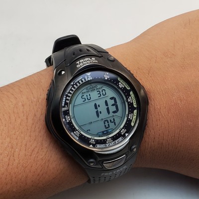 VINTAGE CASIO Pro Trek Sport PRG-70 Triple Sensor Men's VINTAGE CASIO Pro Trek Sport PRG-70 Triple Sensor Men's