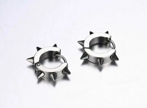 Pendientes de bisutería de acero inoxidable