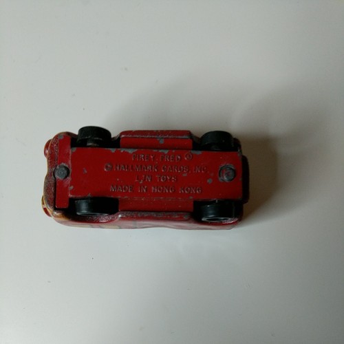 Vintage LJN Toys Firey Fred Hallmark Cards Diecast Car - Picture 6 of 6