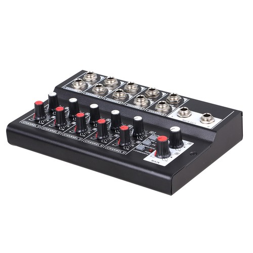 Mezclador Mix5210 Conveniente Bajo Ruido Mini Mezclador Audio DJ Consola Ultracompacto - Imagen 2 de 12