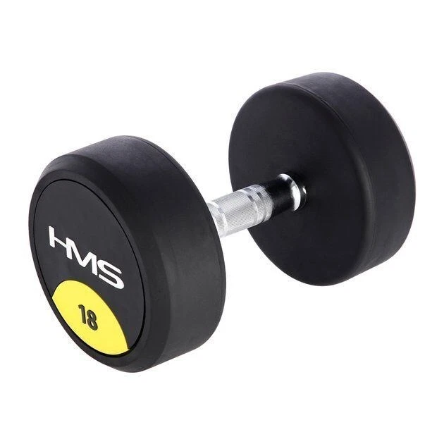 5907695539455 Rubberised Dumbbell 18kg HMS HG PRO 18 HMS