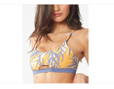 Red Carter Bikini Bralette Top Multicolor SIze S 6813