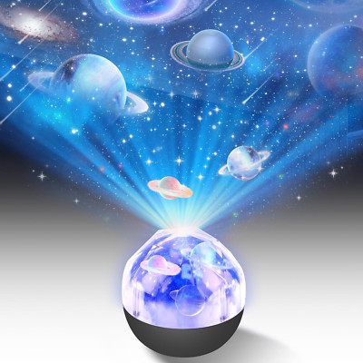 Lampara De Noche Para Niños Estrellas Planetas Dormir Juguetes Projector Luces