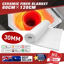 NEW MODIGT Ceramic Fiber Blanket High Temp Fireproof Insulation Mat 60cm×120cm