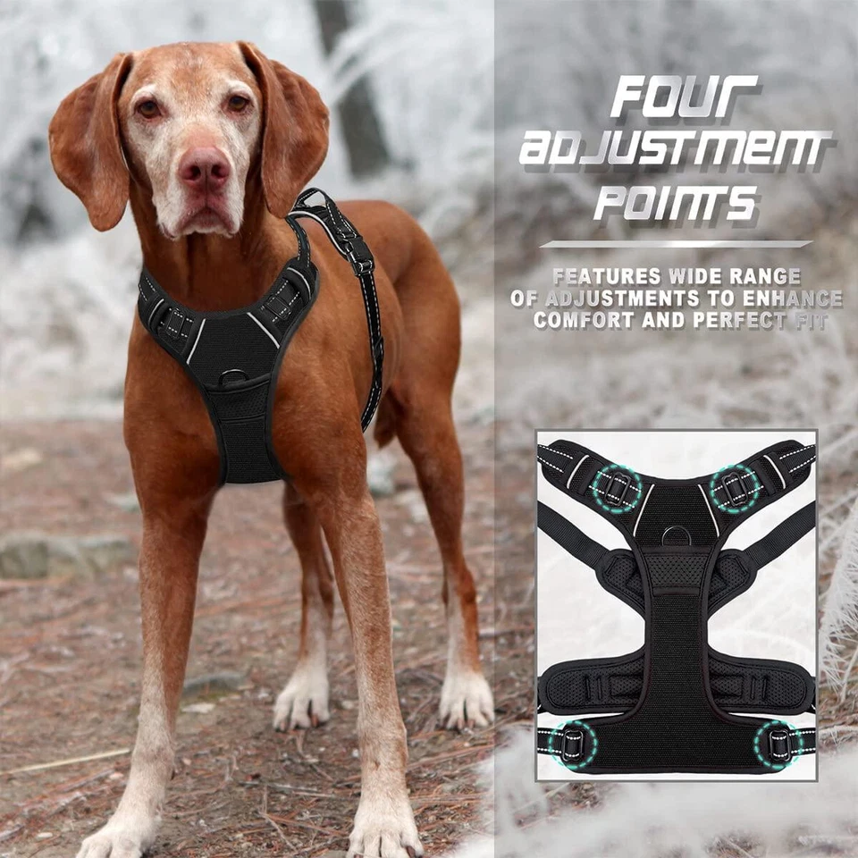 S-XL Front Range No-Pull Dog Harness Vest Adjustable Outdoor Handle Puppy Pet AU - image 3 of 4