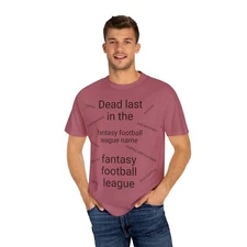 Personalized Fantasy Football T-Shirt, Casual Wear, Gift for League Members