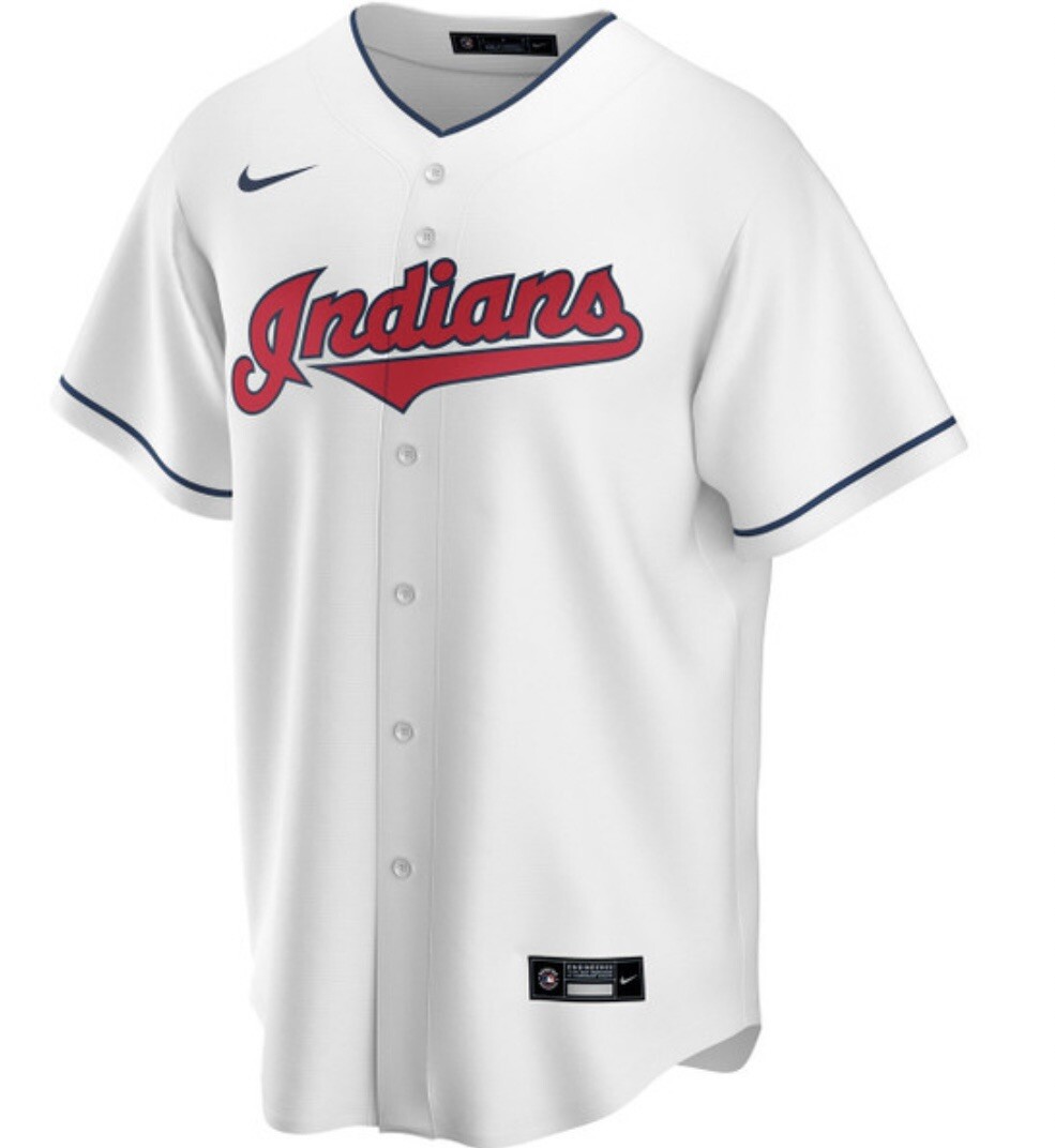 Cleveland Baseball Miller Indians Jersey Authentic Majestic 48 XL