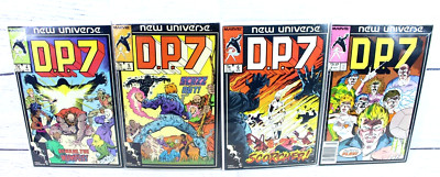 DP7 Lot of 4 #4,5,6,9 Marvel Comics (1986) New Universe Comic Books