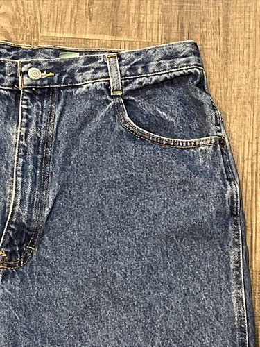 Vintage 1990's Gitano Men's Blue Jeans Size 32x28 Made in Jamaica Collectible - Picture 4 of 16