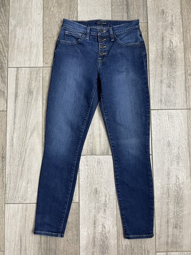 Lucky Brand Mid Rise Skinny Ava Damenjeans Größe 4/27 Blau Denim 26X27