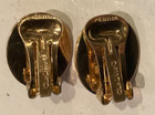 Christian Dior Faux Pearl Clip-On Earrings Gold Tone .80"L Pat 2733451 — photo 6