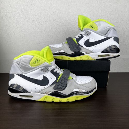 Puntualidad Obediencia Suministro Nike Air Trainer SC II 2 Dark Grey White Green Shoes Sneakers 443575-102 US  12 | eBay