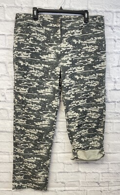 Orvis Trout Bum Camo Pants womens sz 16 Outdoor Hiking gorpcore Convertible hunt