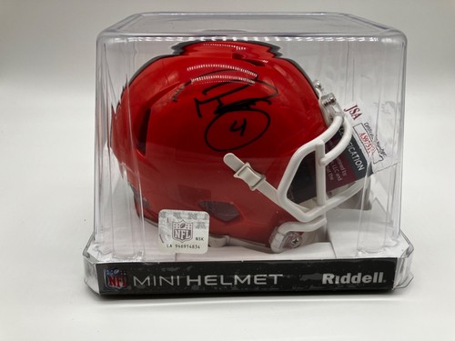 Phil Dawson signiert handsigniert Cleveland Browns Riddell Mini Speed Helm PSA