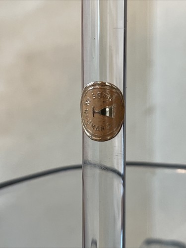 VTG Romanian CLEAR GLASS Martini Cocktail Pitcher w Stirrer Stick 8.5” ROUMANIA - Picture 4 of 11